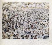 James Ensor The Baths of Ostend oil painting
